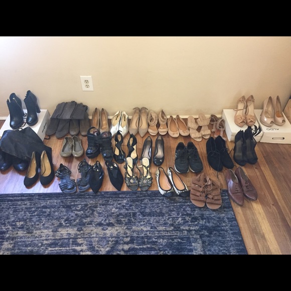 Size 7 heals boots flats sandals Nine West,Cole... - Picture 5 of 8